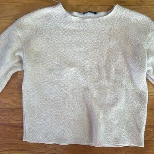 Cream Zara sweater
